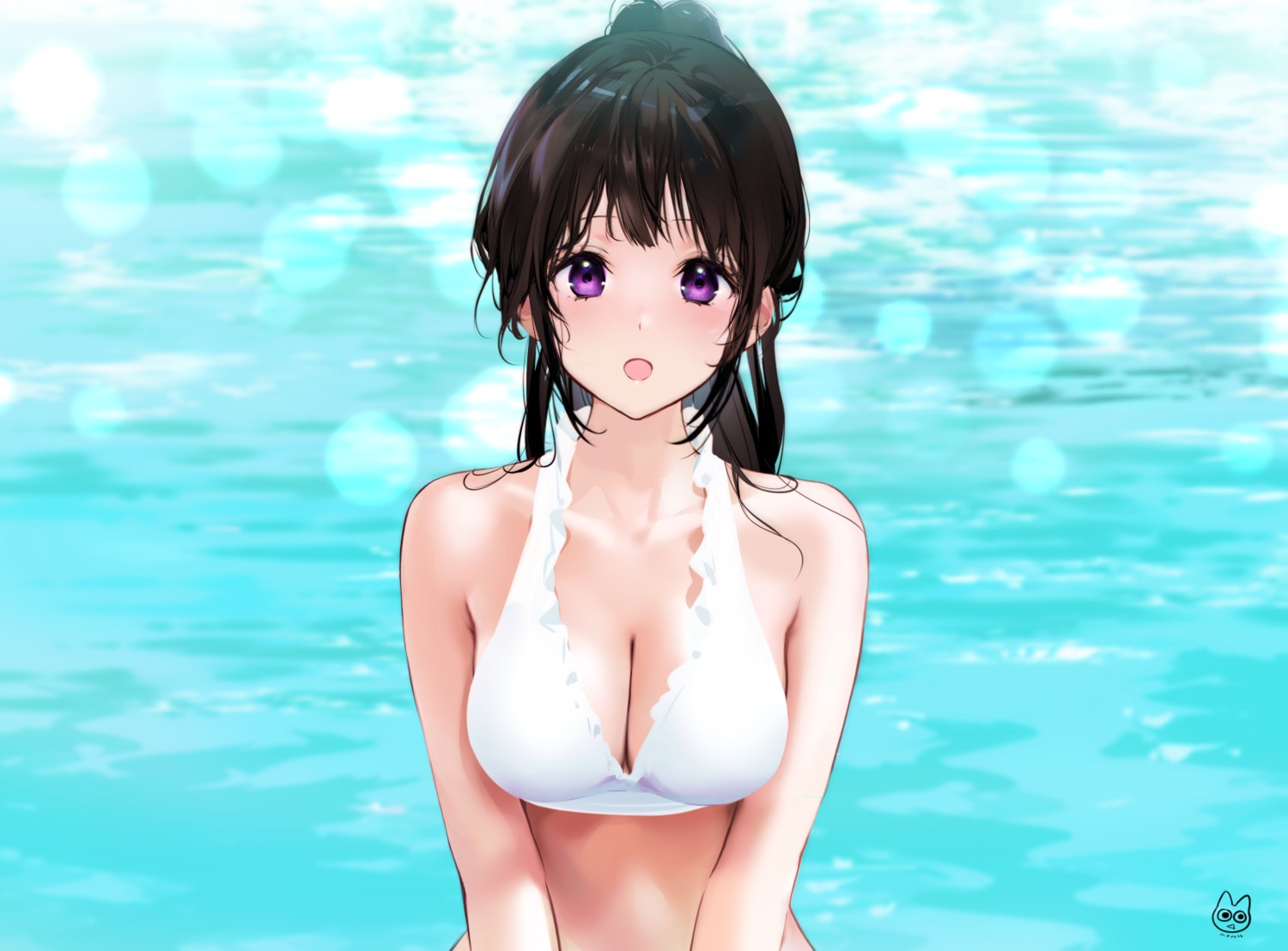 Mery Yangmalgage Hyouka Chitanda Eru Bikini Top Cleavage Swimsuits